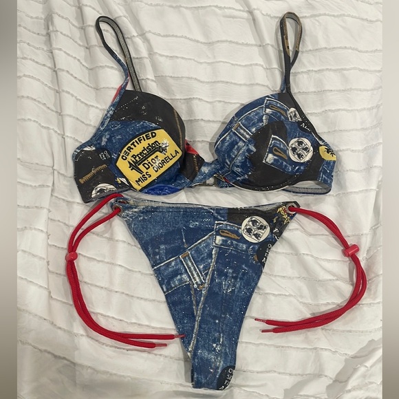 Dior Other - Vintage Christian Dior by John Galliano Miss Diorella swimsuit bikini
